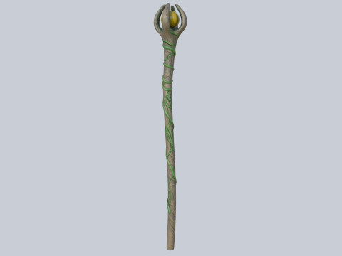 Nature staff 3D Model