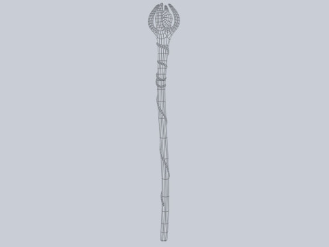 Nature staff 3D Model
