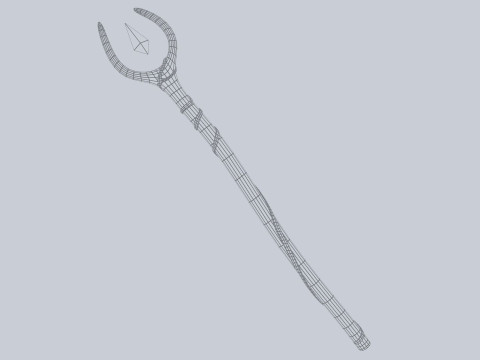 Nature staff 3D Модель