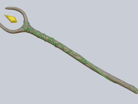 Nature staff 3D Модель