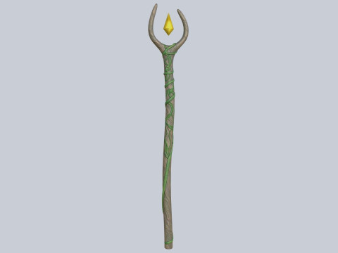 Nature staff 3D Модель