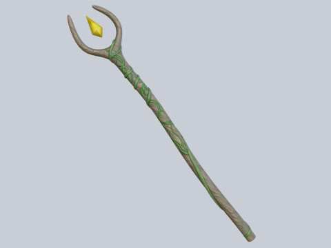 Nature staff 3D Модель