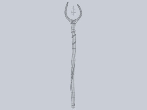 Nature staff 3D Модель