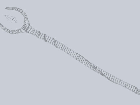 Nature staff 3D Модель