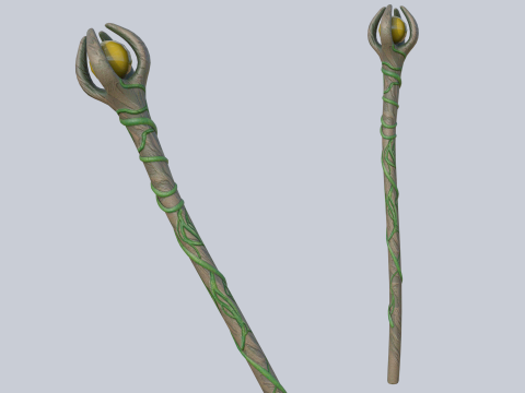 Nature staff collection Modelo 3D