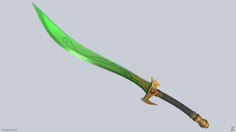 Nature blade Model 3D .c4d .max .obj .3ds .fbx .stl .blend 