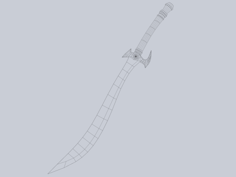 Nature blade Model 3D