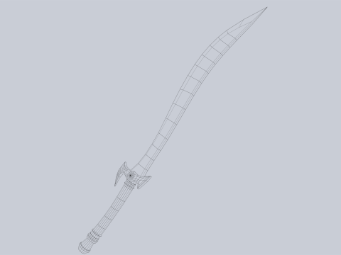 Nature blade Model 3D