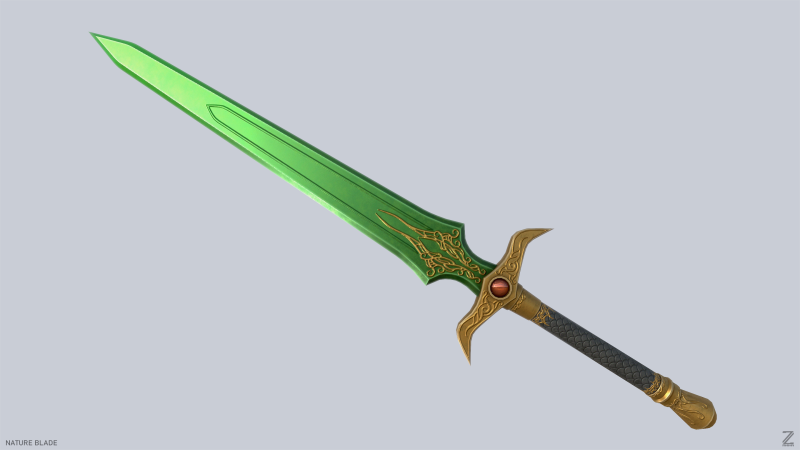 Nature blade Modelo 3D .c4d .max .obj .3ds .fbx .stl .blend 