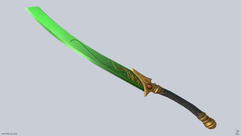 Nature blade 3D 模型 .c4d .max .obj .3ds .fbx .stl .blend 