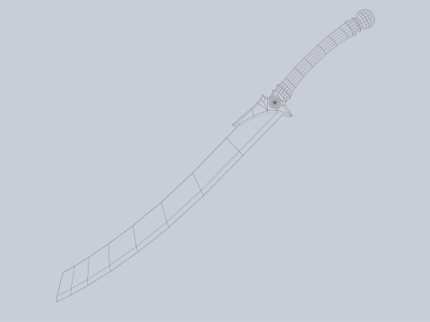 Nature blade 3D 模型