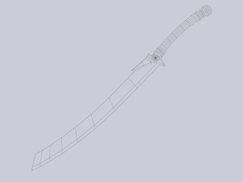 Nature blade 3D Model