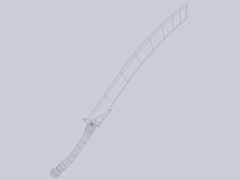 Nature blade 3D 模型