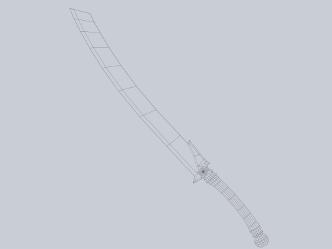Nature blade 3D 模型