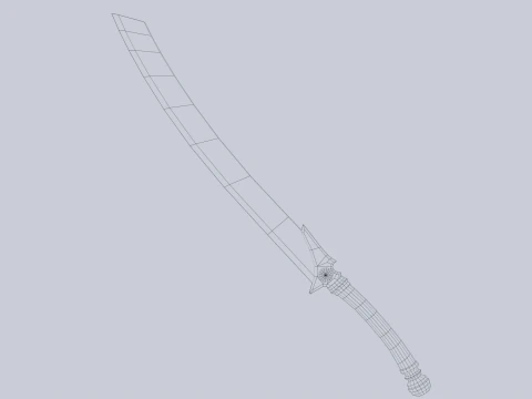 Nature blade 3D Model