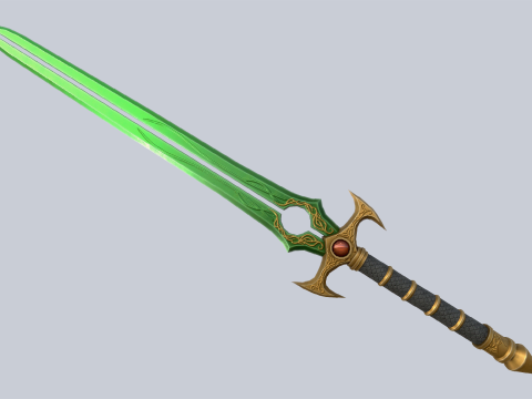 Nature blade 3D Model