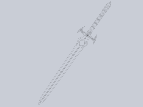 Nature blade 3D 模型