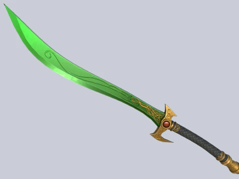 Nature blade collection 3D Model