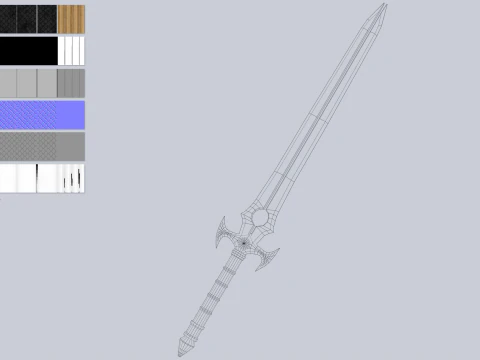 Nature blade collection 3D Model