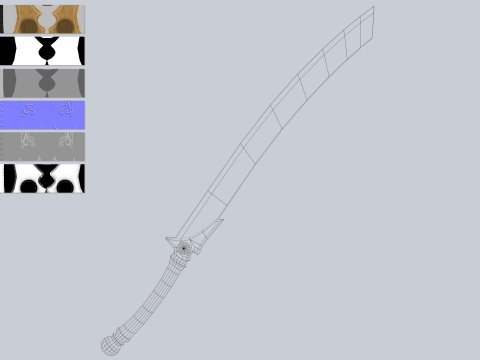 Nature blade collection Model 3D