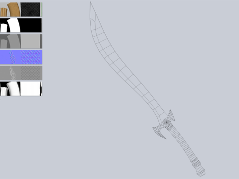 Nature blade collection Model 3D