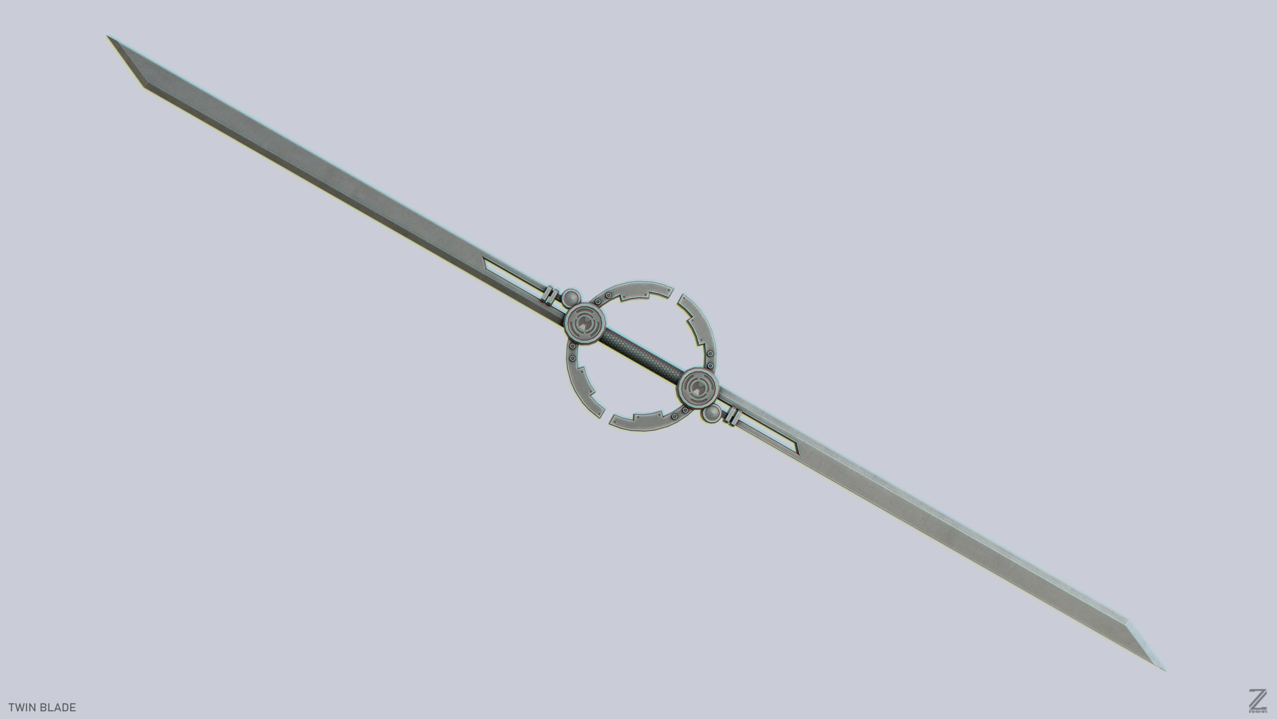 Twinblade 3D Model .c4d .max .obj .3ds .fbx .stl .blend 
