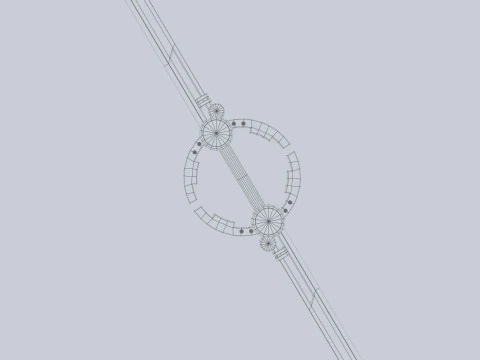 Twinblade 3D Model