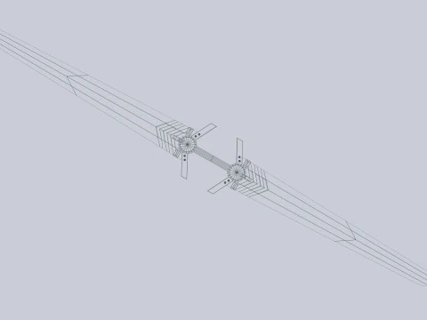 Twinblade 3D Model