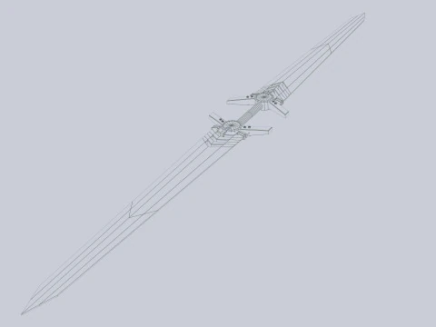 Twinblade 3D Model