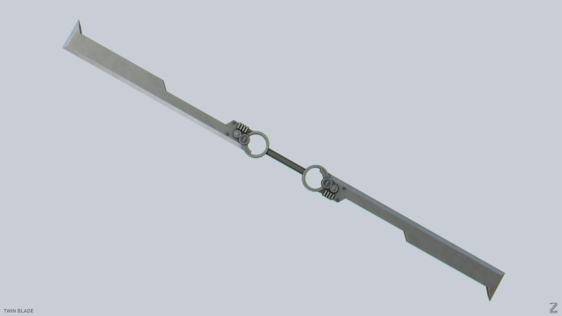 Twinblade Modèle 3D .c4d .max .obj .3ds .fbx .stl .blend 