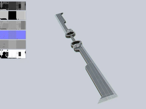 Twinblade 3D Модель