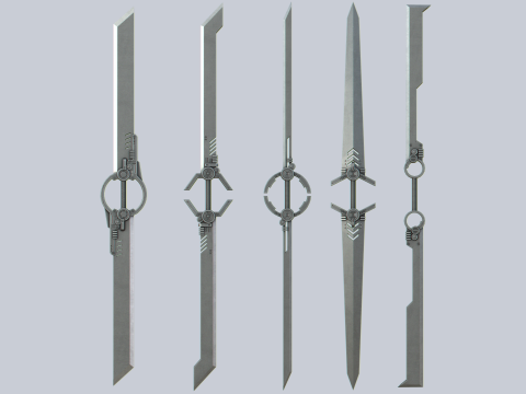 Twinblade collection 3D मॉडल