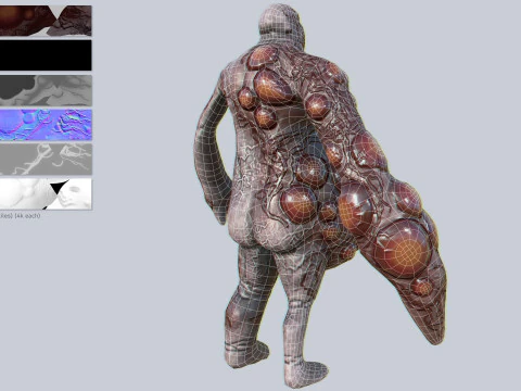 Заражена істота 3D Модель