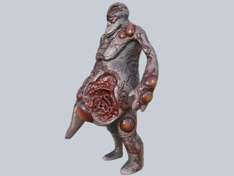 Infected creature Modèle 3D