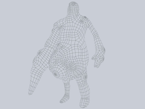 Infected creature Modèle 3D