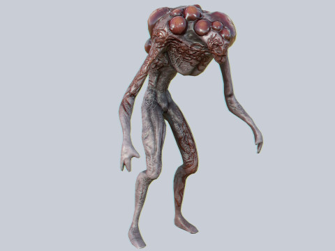 Infected creature Model 3D