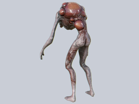 Infected creature Model 3D