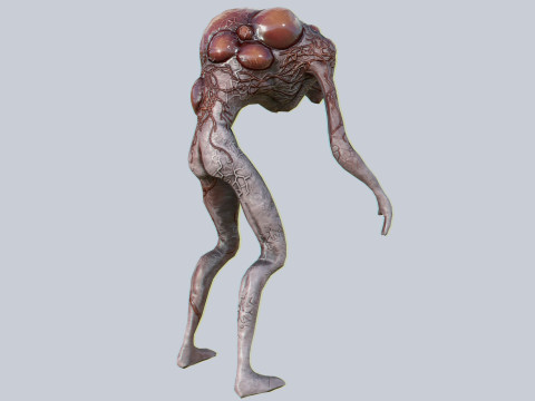 Infected creature Model 3D