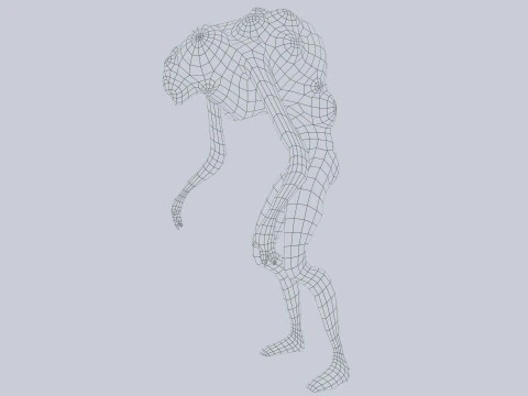 Infected creature 3D Model