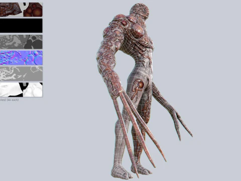 Infected creature collection 3D Model