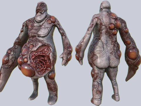 Infected creature collection 3D Model