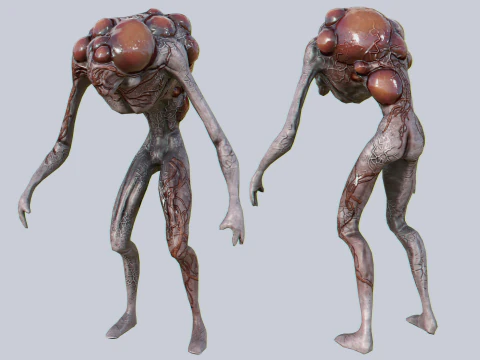 Infected creature collection 3D Model