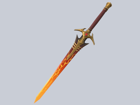 Fire blade 3Dモデル