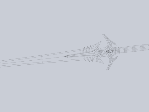 Fire blade 3Dモデル