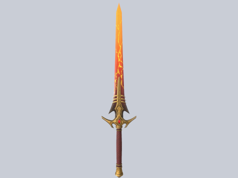 Fire blade 3Dモデル