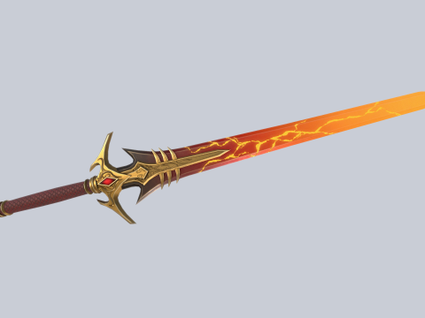 Fire blade 3Dモデル