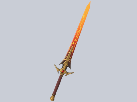 Fire blade 3Dモデル