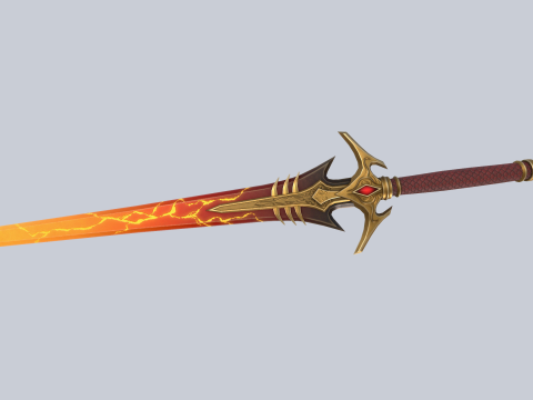 Fire blade 3Dモデル