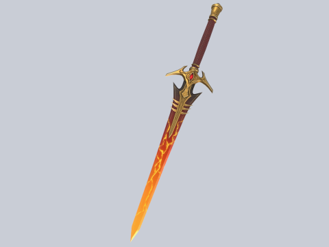 Fire blade 3Dモデル