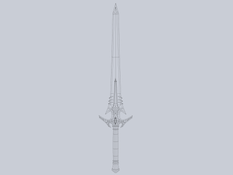 Fire blade 3Dモデル